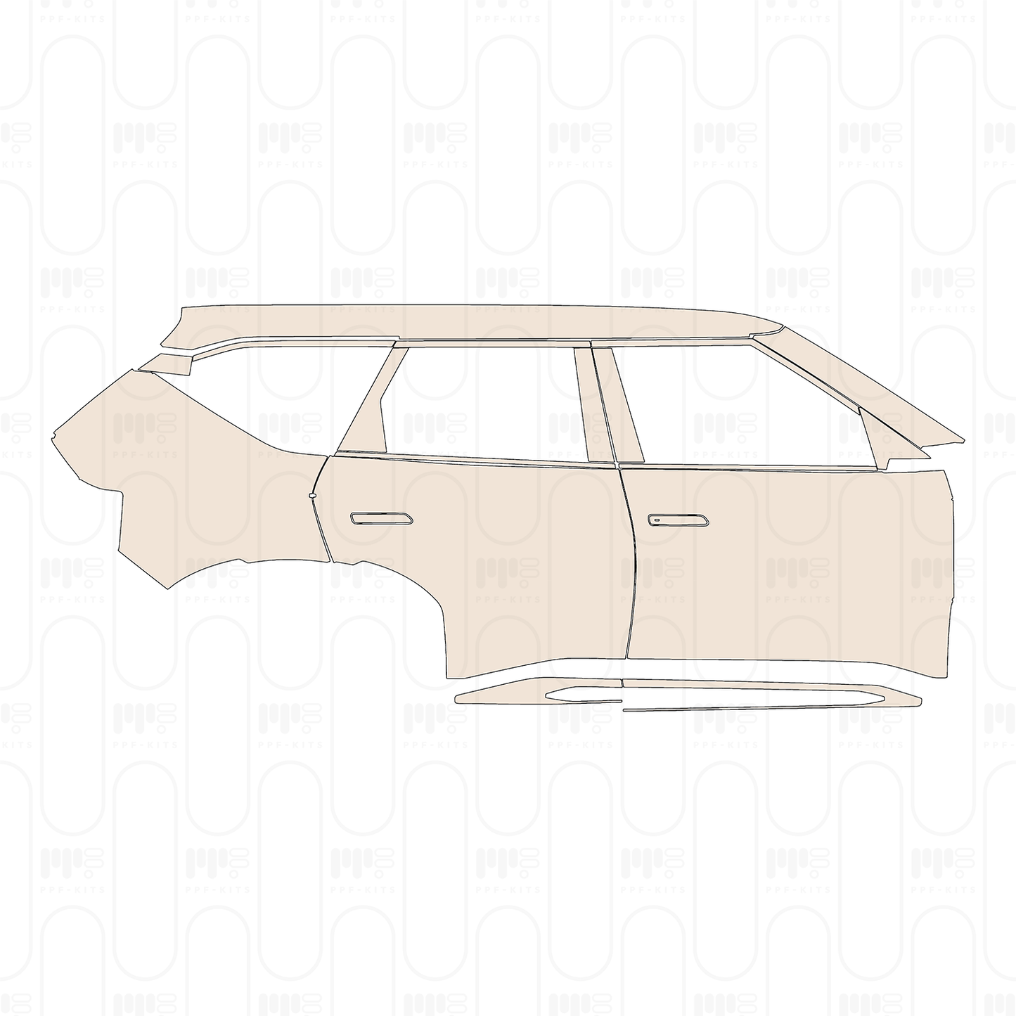 Pre-Cut PPF KIA EV5 (CN) Base 2025