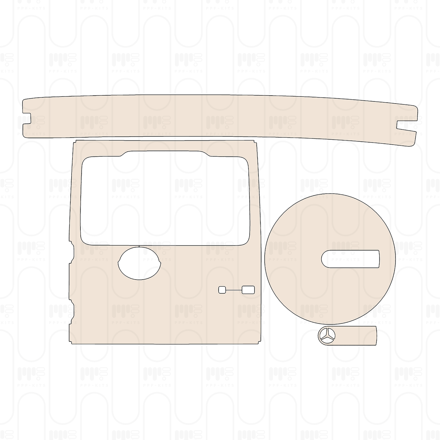 Pre-Cut PPF Mercedes-Benz G Class AMG G63 (2027) 2026
