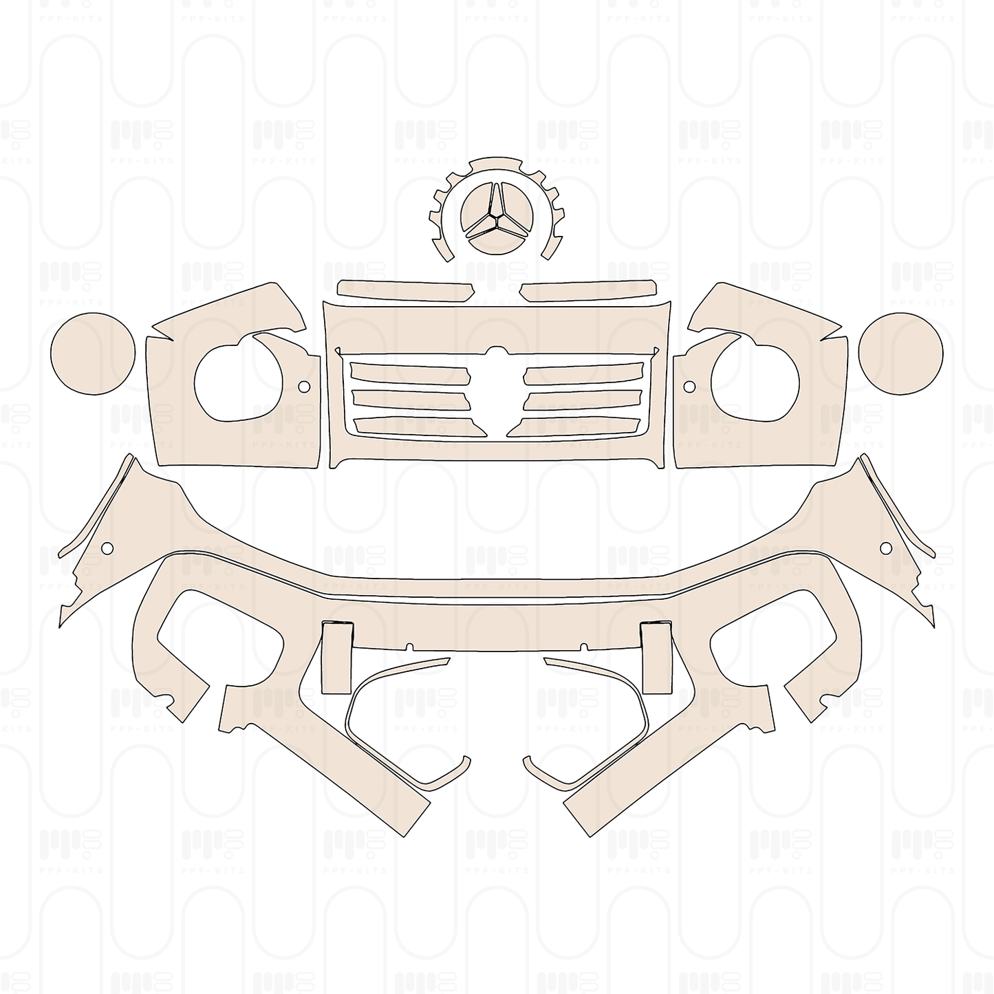Pre-Cut PPF Mercedes-Benz G Class G500 AMG Line 2026