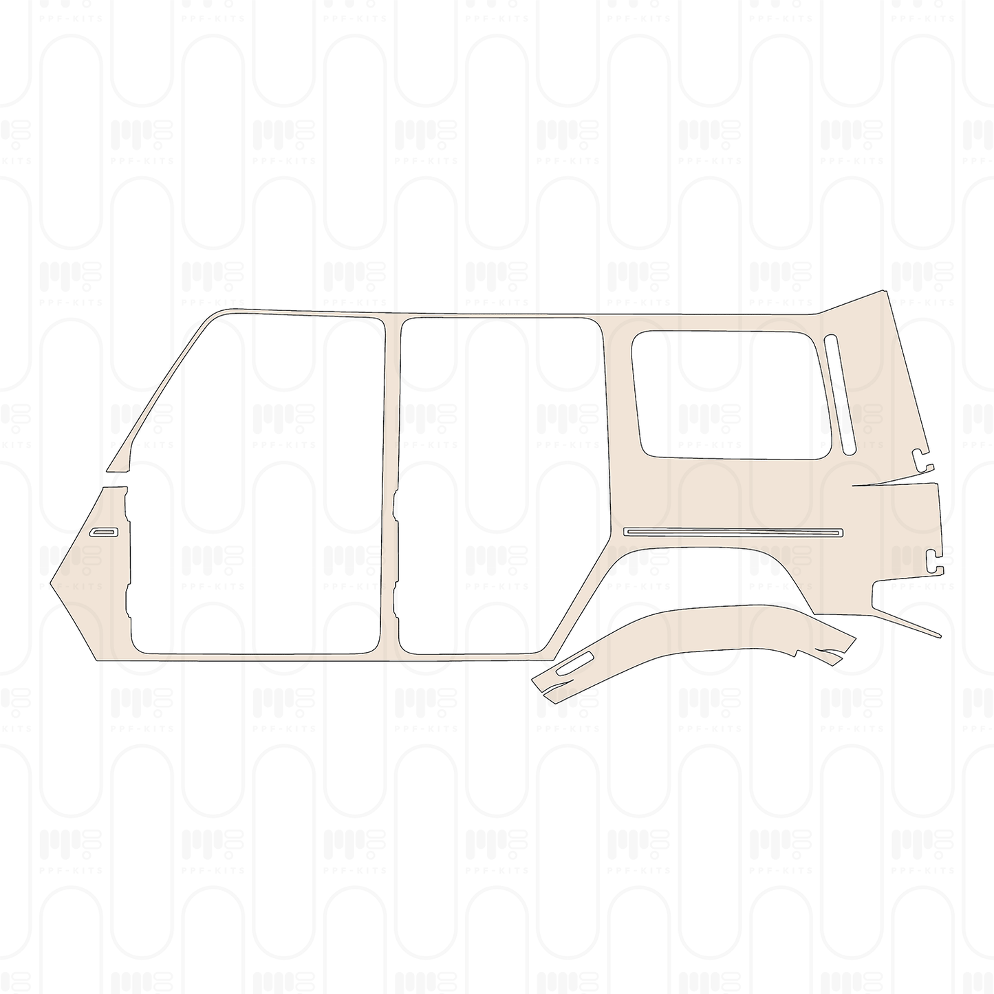 Pre-Cut PPF Mercedes-Benz G Class G 580 mit EQ Technologie (2027) Base 2026