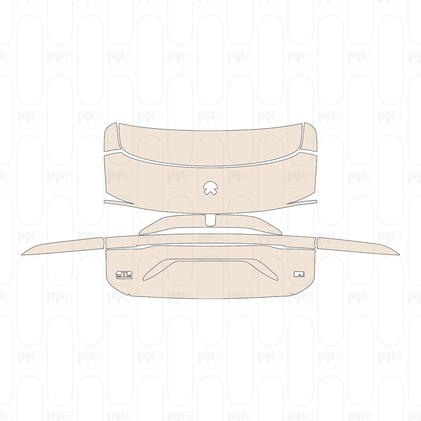 Pre-Cut PPF NIO ET9 2026