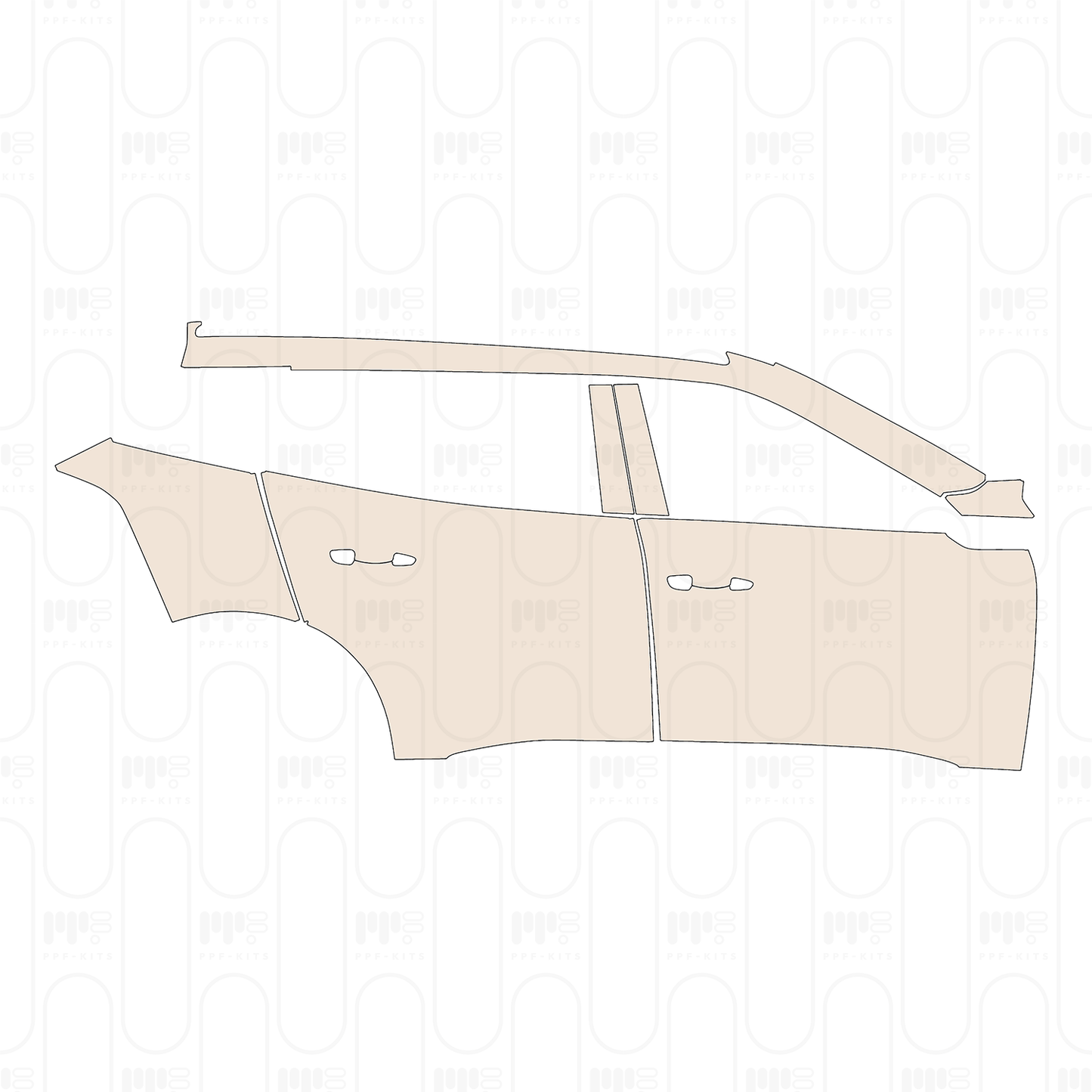Pre-Cut PPF Peugeot 2008 (EU) Allure 2025