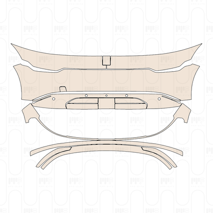 Pre-Cut PPF Zeekr 7X (CN) 2025