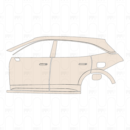 Pre-Cut PPF Zeekr 7X (CN) 2025