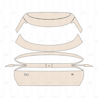 Pre-Cut PPF Zeekr 7X (CN) 2025