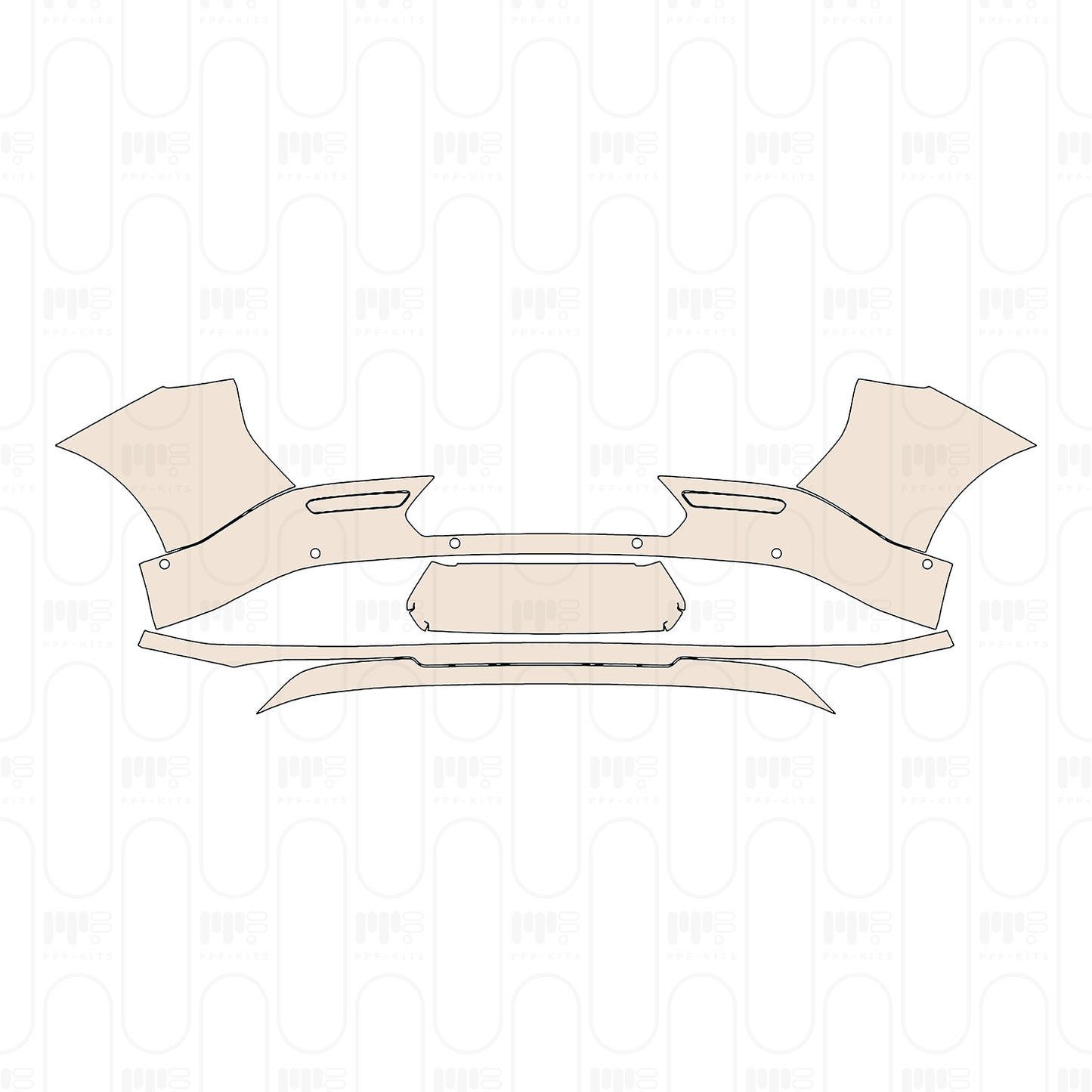 Pre-Cut PPF Zeekr 7X (CN) 2025