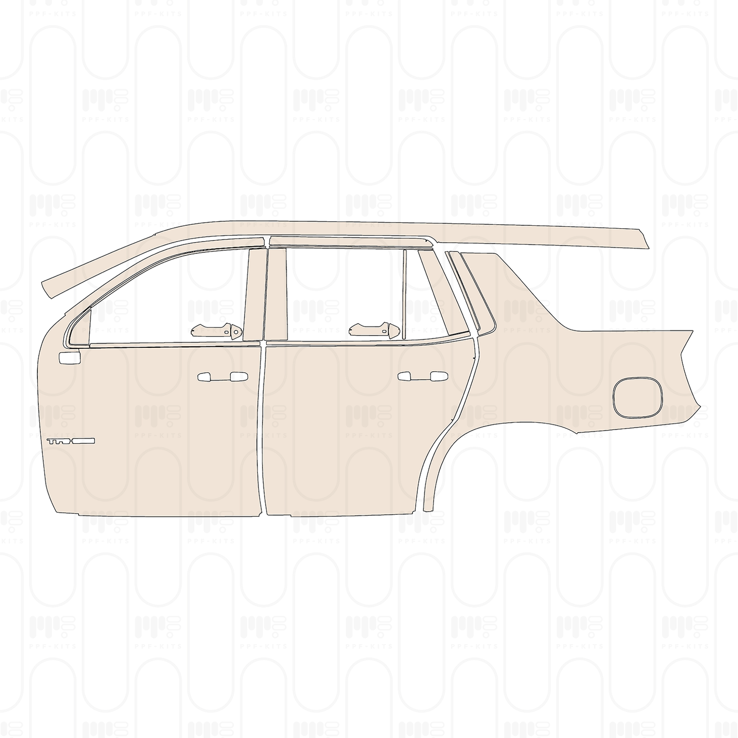 Pre-Cut PPF Chevrolet Tahoe Premier 2026