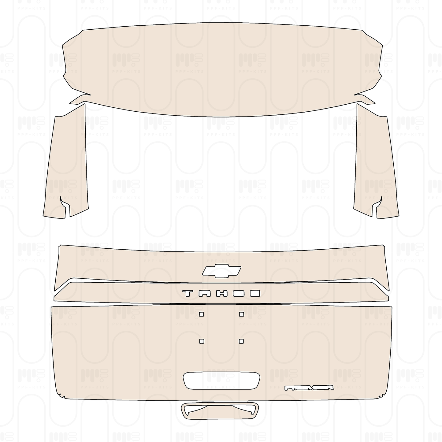 Pre-Cut PPF Chevrolet Tahoe Premier 2026
