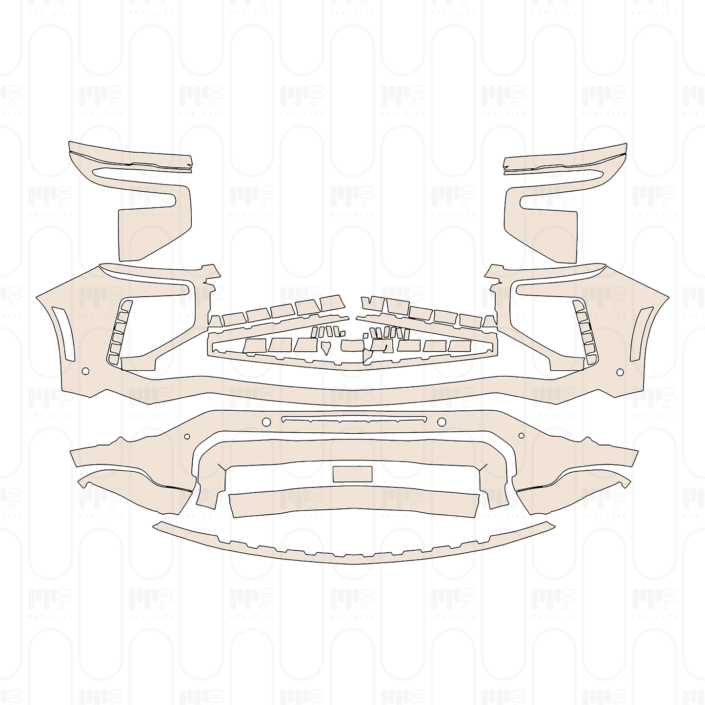Pre-Cut PPF Chevrolet Tahoe Z71 2026