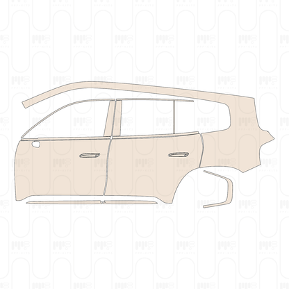 Pre-Cut PPF Mercedes-Benz GLB Electric Base 2026