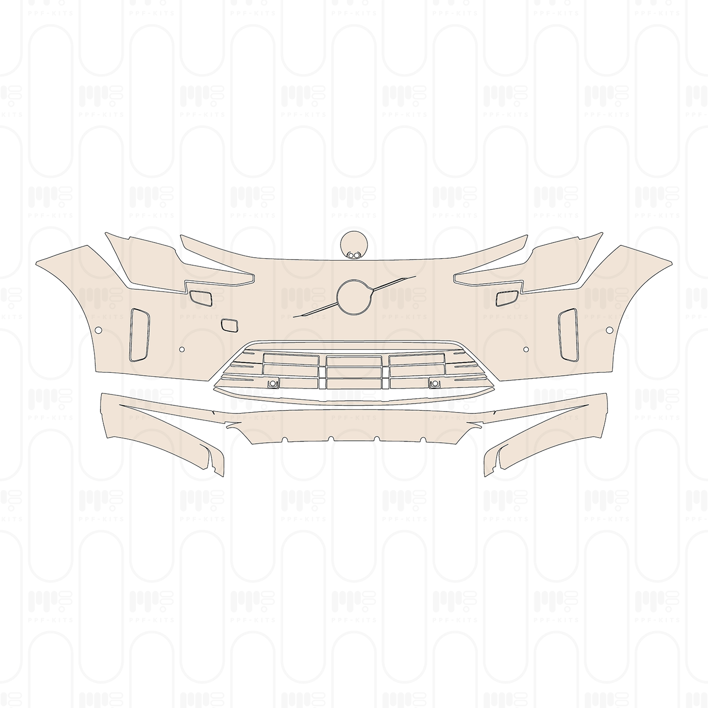 Pre-Cut PPF Volvo ES90 (EU) 2026