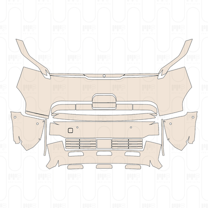 Bumper+Headlamp with 4 PDC (Parking Sensors)