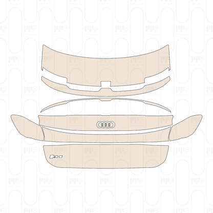 Trunk Lid with "i4" & "M50" Emblems, with Spoiler