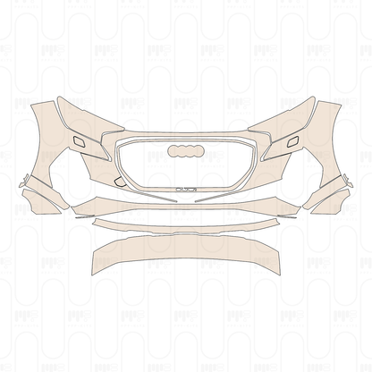 (right) Door+Side Skirt+Rear Fender without Model Emblem