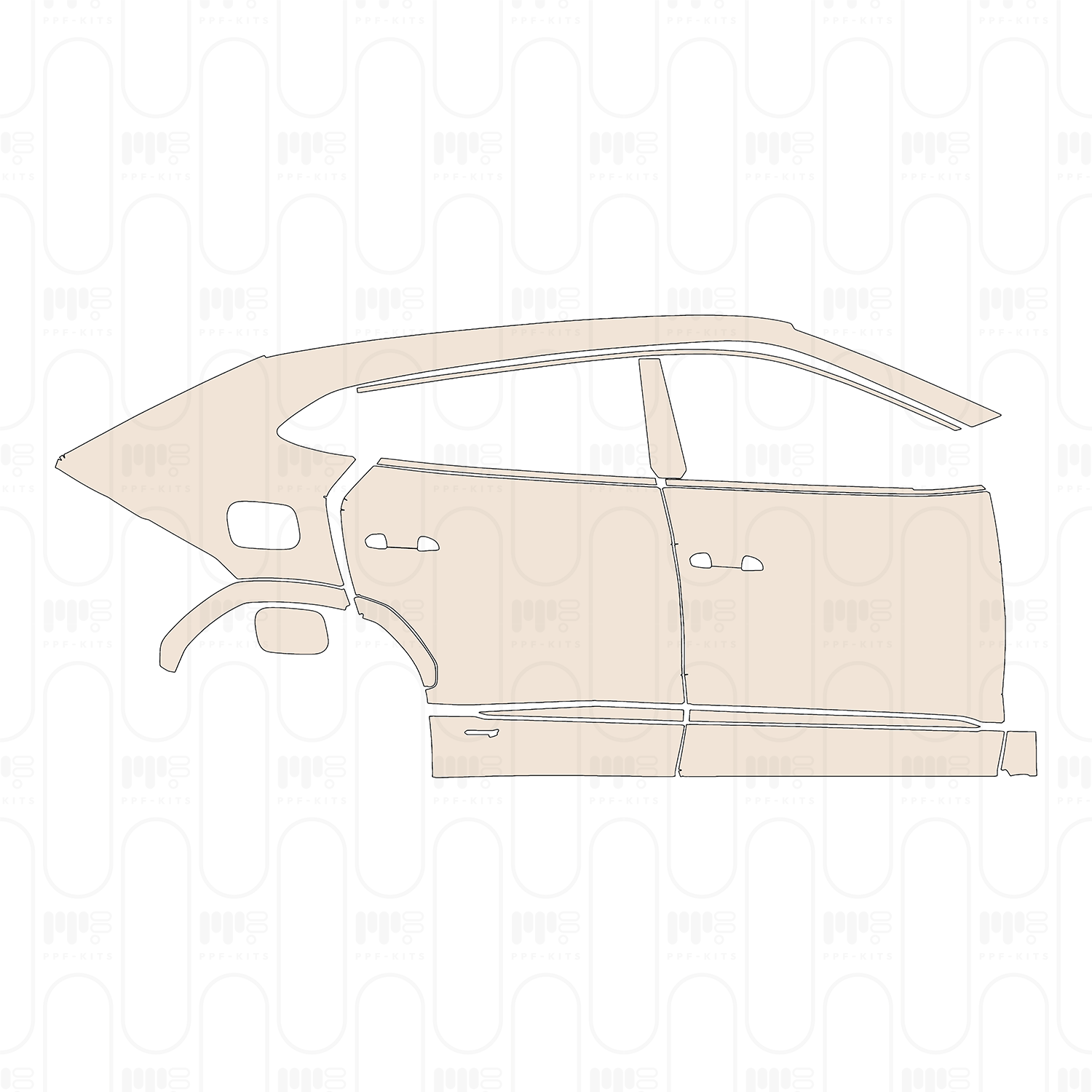 A-Pillar+Roof (front) with sunroof