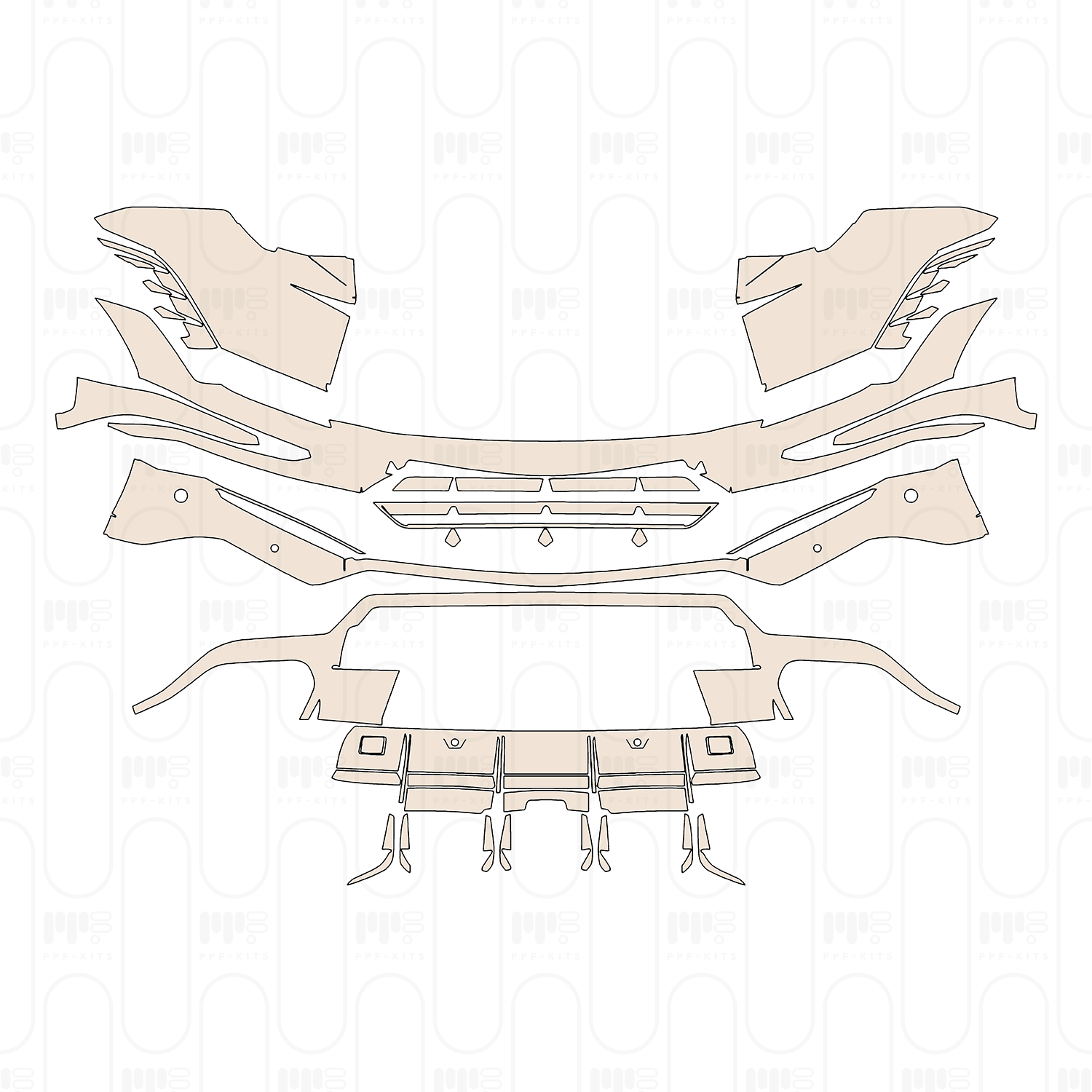 (right) Door+Side Skirt+Rear Fender with"DENALI" Emblem on Door