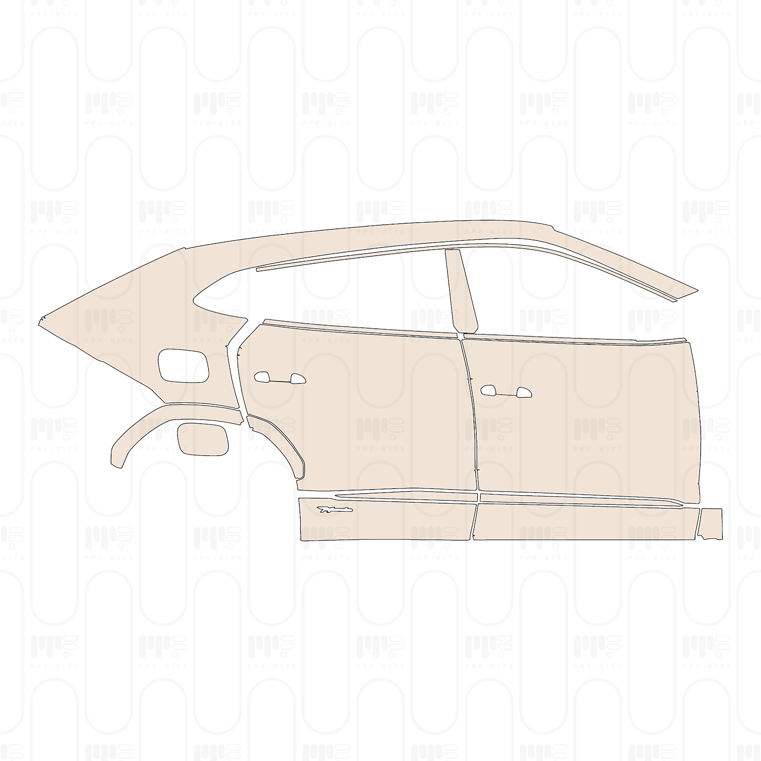 Rear Bumper with 6 PDC (Parking Sensors)