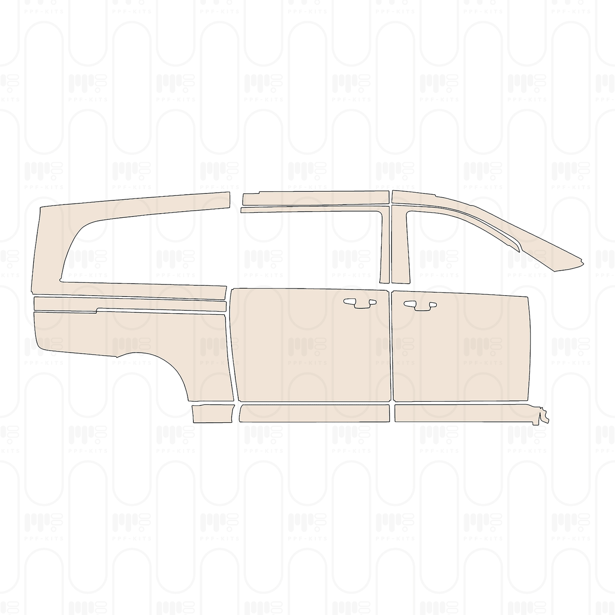 Bumper+Grille+Headlamp with 2 PDC (Parking Sensors)