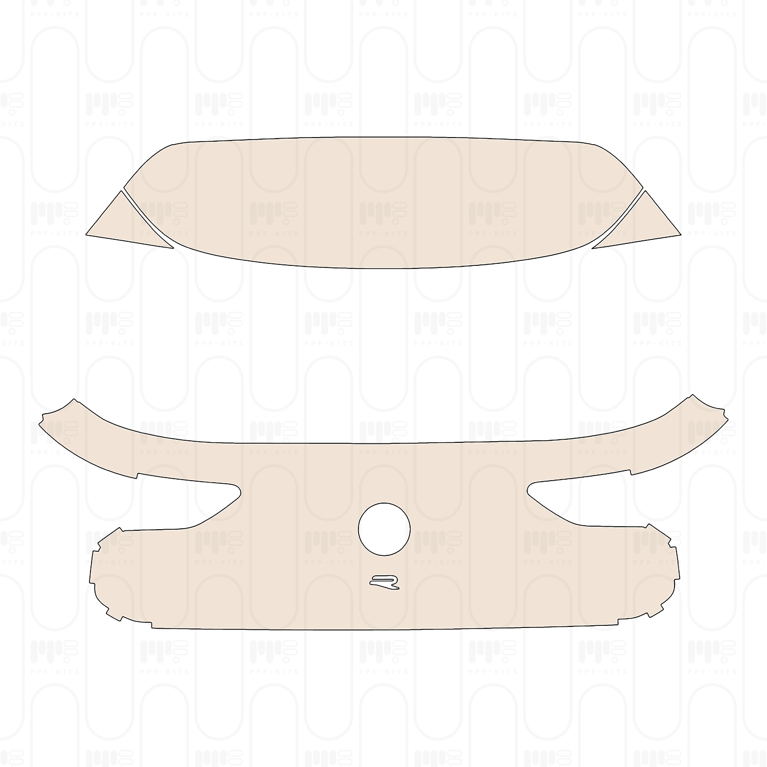 Roof with roofrails