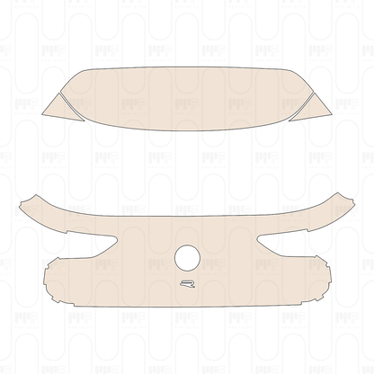 Roof with roofrails
