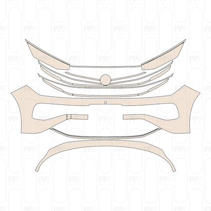 Rear Bumper without offroad design Package