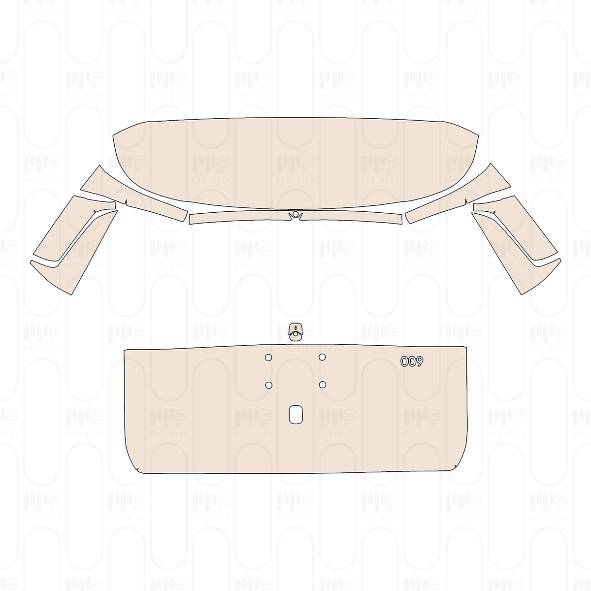 (left) Door+Rear Fender+Side Skirt