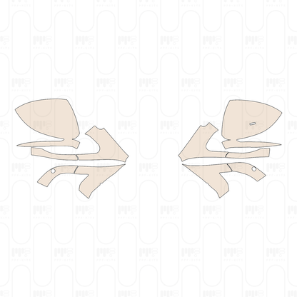 (left) Door+Side Skirt+Rear Fender