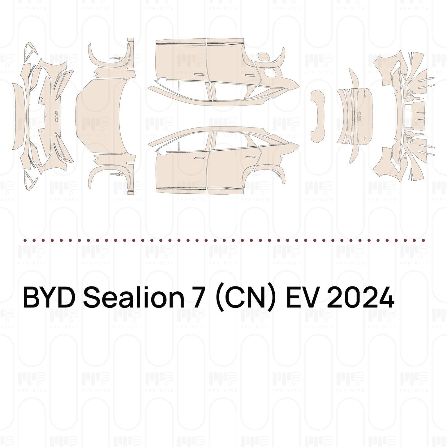 Bumper+Headlamp with 4 PDC (Parking Sensors), with front Camera