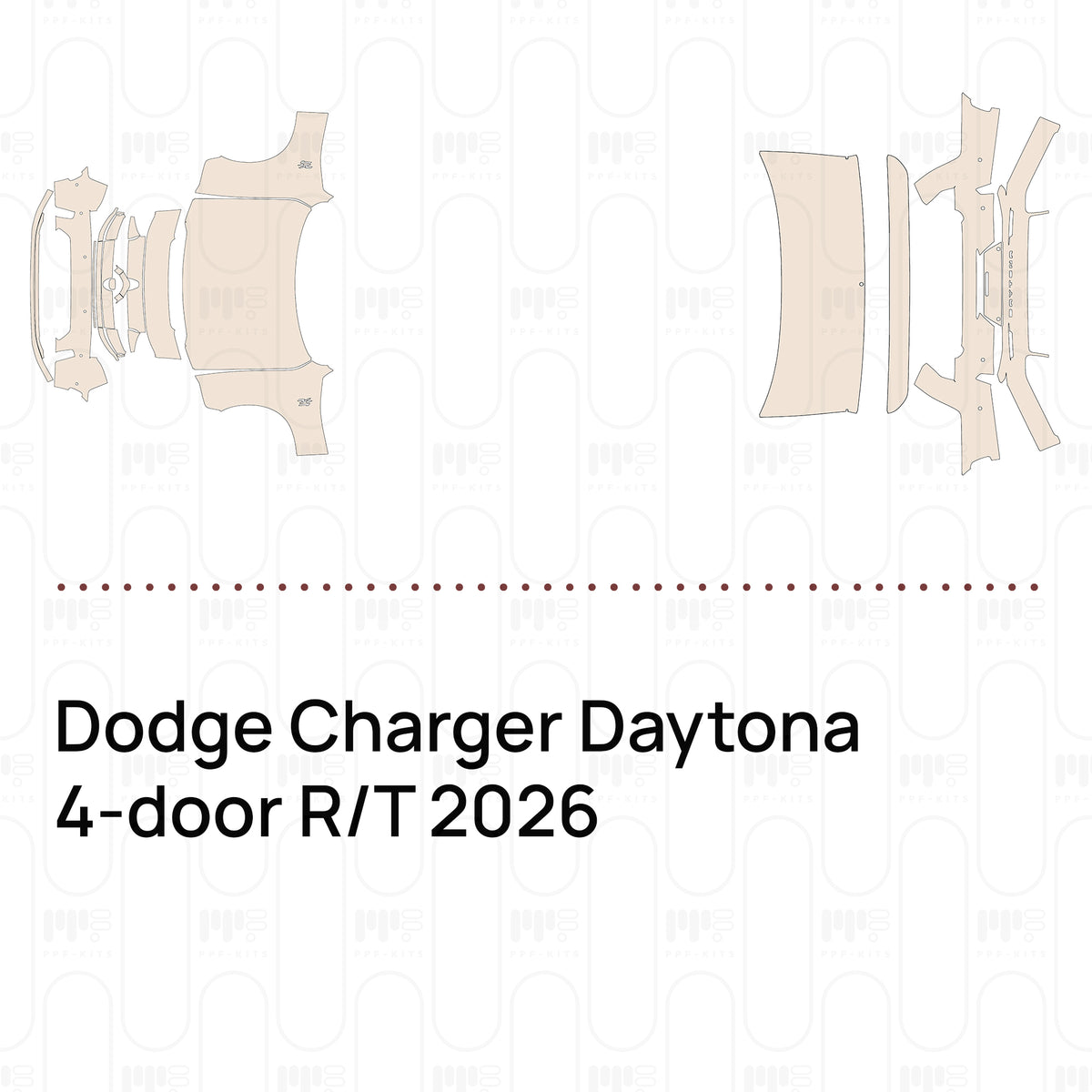 Dodge Charger Daytona 4-door R T 2026 - Pre-Cut PPF