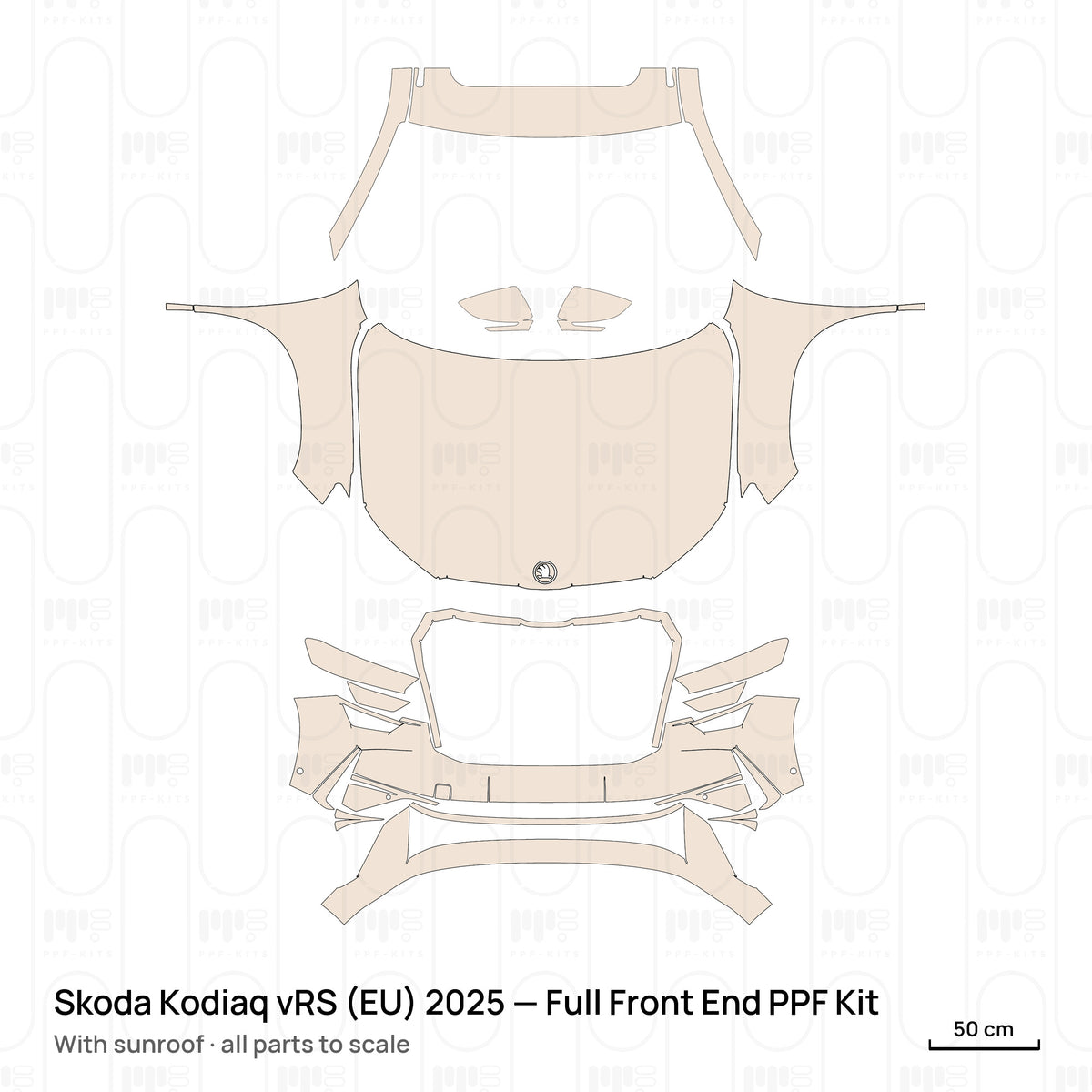 With sunroof / PPF-Kits PK-G2