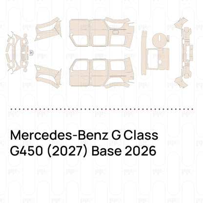 Mercedes-Benz G Class G 580 mit EQ Technologie (2027) Base 2026 - Pre-Cut PPF