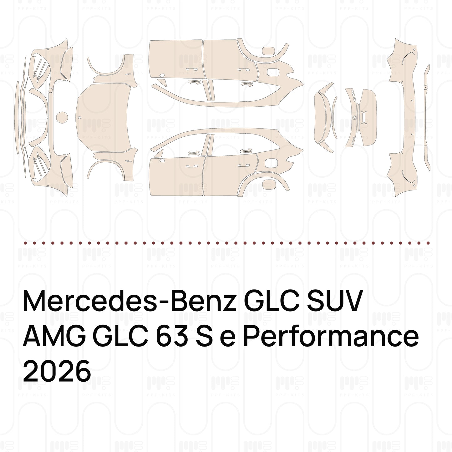 Bumper+Headlamp without AMG Aerodynamics Package, with 2 PDC (Parking Sensors)