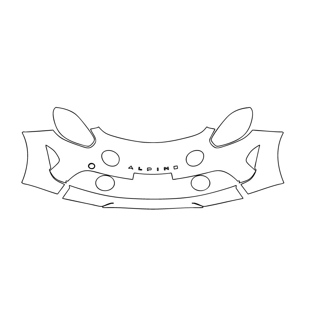 Passgenaue Lackschutzfolien PPF Alpine A 110 2025