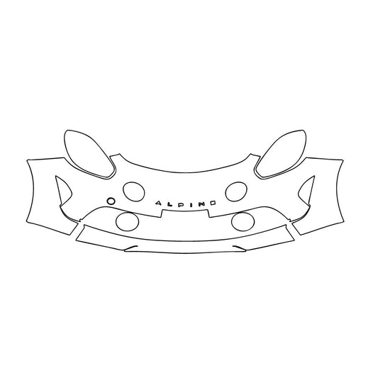 Passgenaue Lackschutzfolien PPF Alpine A 110 2025