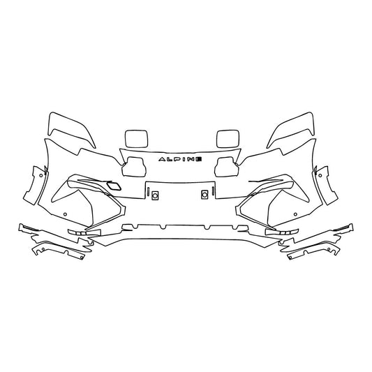 Passgenaue Lackschutzfolien PPF Alpine A 290 GT 2025