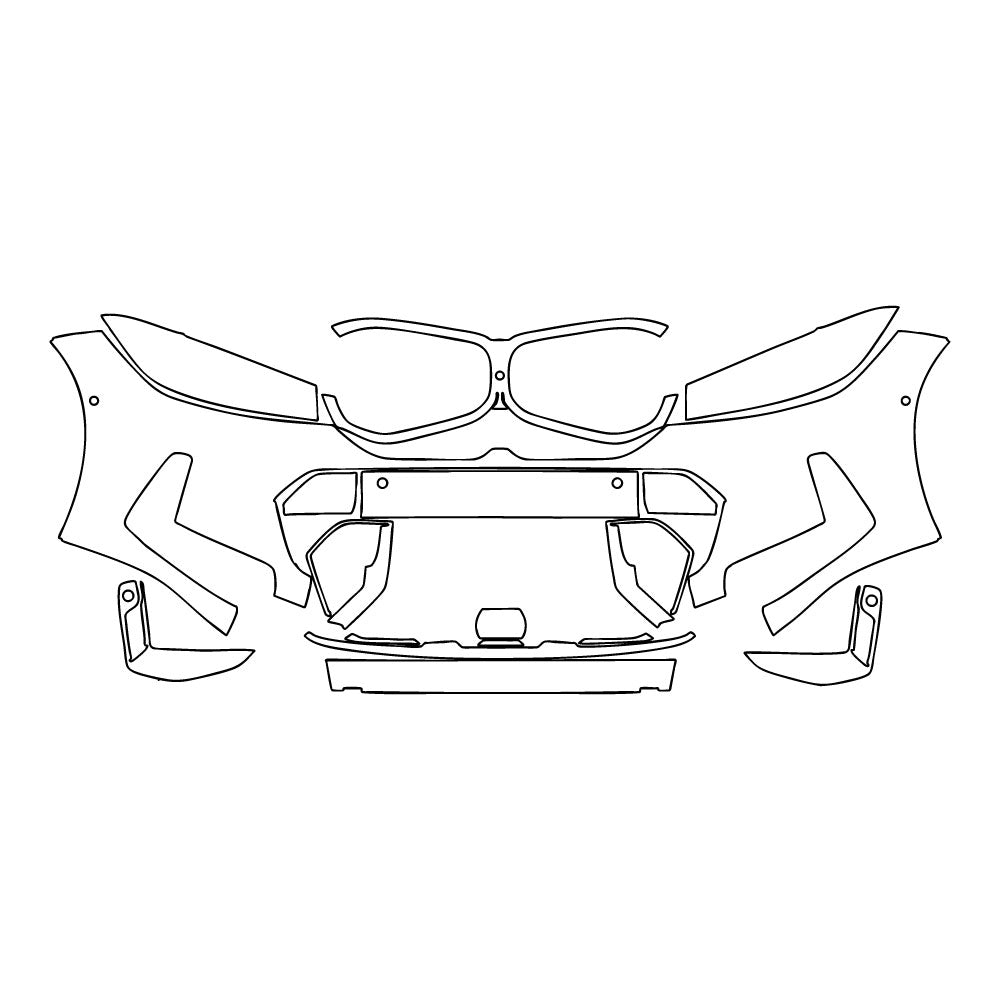 Passgenaue Lackschutzfolien PPF BMW 3 Series Touring Wagen M340i 2025