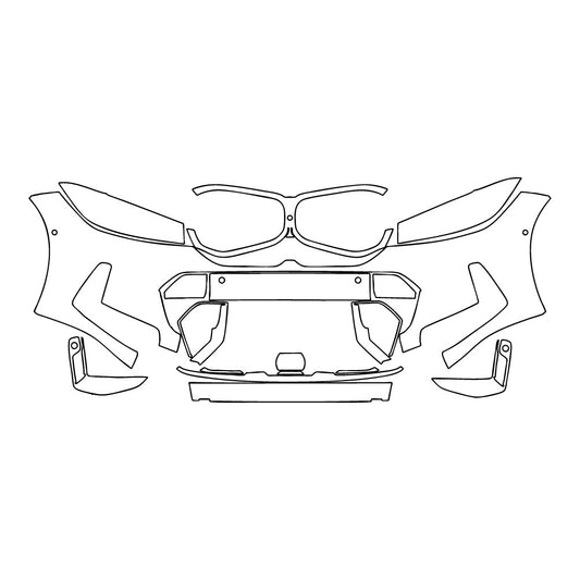 Passgenaue Lackschutzfolien PPF BMW 3 Series Touring Wagen M340i 2025