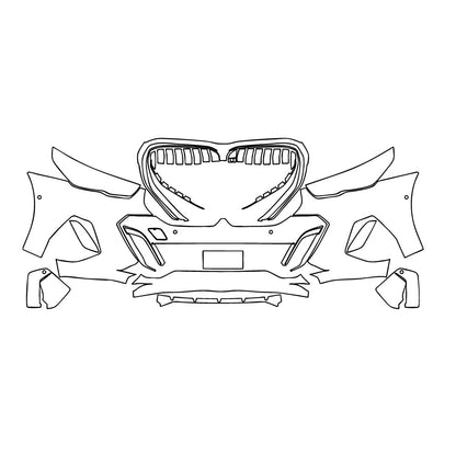Passgenaue Lackschutzfolien PPF BMW 5 Series Sedan Extended Wheelbase M Sport 2025