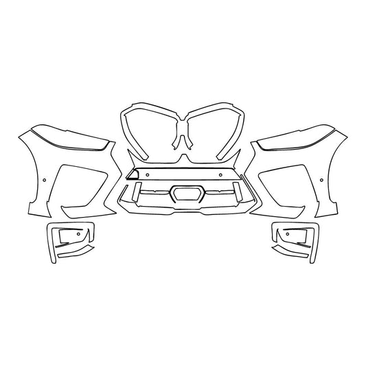 Passgenaue Lackschutzfolien PPF BMW X5 X5 M Competition 2025