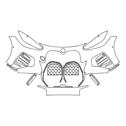 Passgenaue Lackschutzfolien PPF BMW i4 M Sport 2025