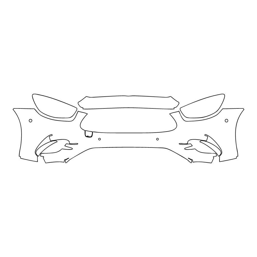 Passgenaue Lackschutzfolien PPF Mercedes-Benz E Class Coupe AMG Line 2023