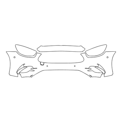 Passgenaue Lackschutzfolien PPF Mercedes-Benz E Class Coupe AMG Line 2023