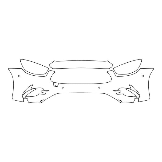 Passgenaue Lackschutzfolien PPF Mercedes-Benz E Class Coupe AMG Line 2023