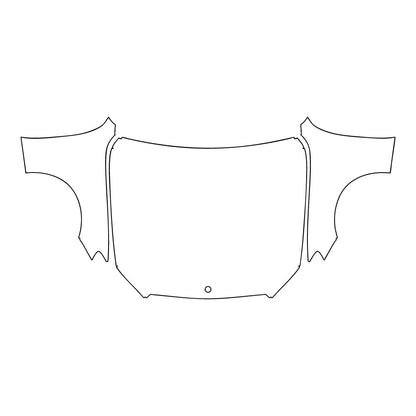 Passgenaue Lackschutzfolien PPF Mercedes-Benz E Class Coupe AMG Line 2023