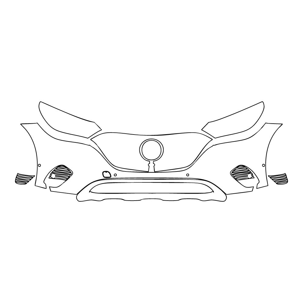 Passgenaue Lackschutzfolien PPF Mercedes-Benz EQE SUV Base 2025