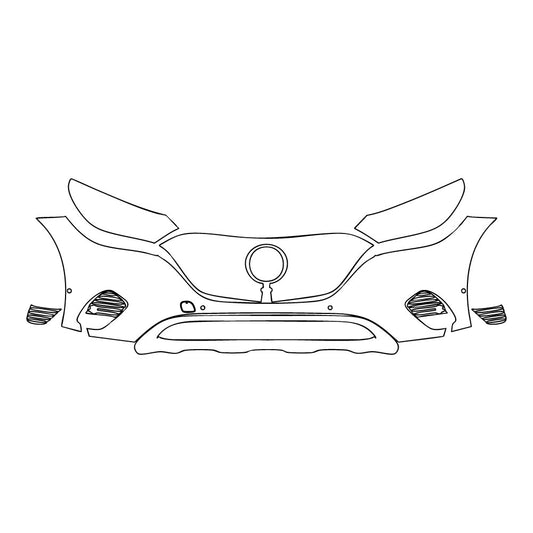 Passgenaue Lackschutzfolien PPF Mercedes-Benz EQE SUV Base 2025