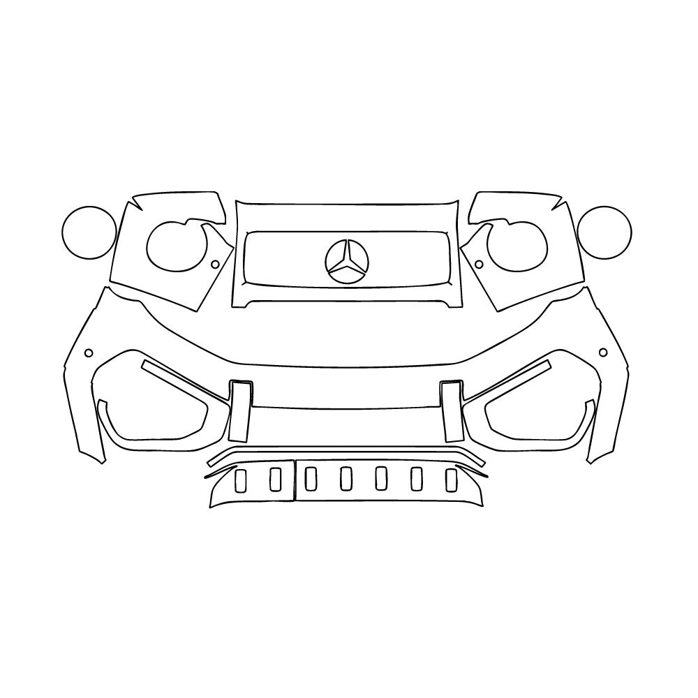 Passgenaue Lackschutzfolien PPF Mercedes-Benz G Class AMG G63 2025