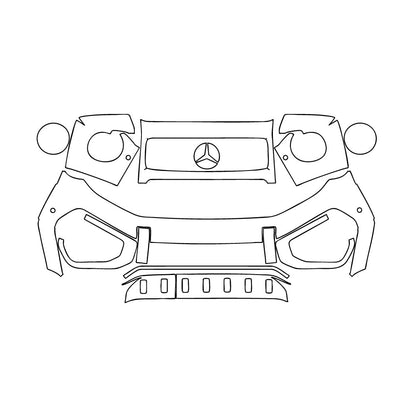 Passgenaue Lackschutzfolien PPF Mercedes-Benz G Class AMG G63 2025