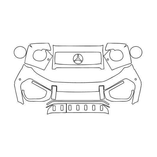 Passgenaue Lackschutzfolien PPF Mercedes-Benz G Class AMG G63 2025