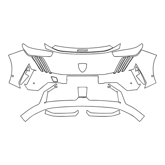 Passgenaue Lackschutzfolien PPF Peugeot E-3008 (EU) Allure 2025